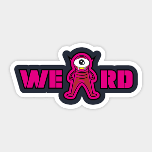Mr. Weird Sticker